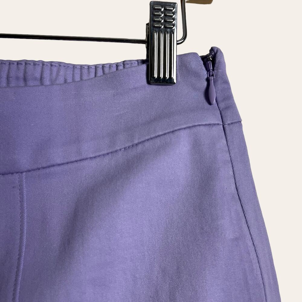 Hill House Lavender Purple Claire Mid Rise Straight Leg Pants Size L - Picture 6 of 11